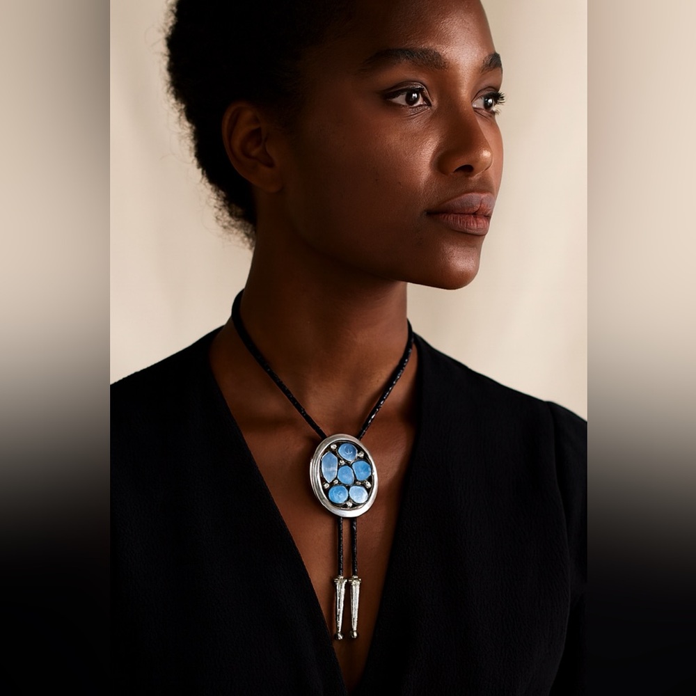 Western Bolo Necktie Necklace
